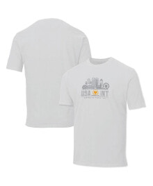 Купить мужские футболки и майки Ahead: Men's White 2024 Presidents Cup Chapmant T-shirt