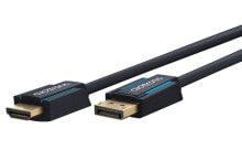 44923 - 1 m - DisplayPort - HDMI Type A (Standard) - 10.2 Gbit/s - Black