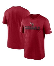 Nike men's Cardinal Arizona Cardinals Legend Microtype Performance T-shirt