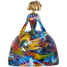 Decorative Figure Alexandra House Living Multicolour Plastic Dress Paint 19 x 27 x 33 cm