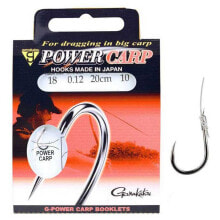 Грузила, крючки, джиг-головки для рыбалки gAMAKATSU PO Carp Barbless Tied Hook 0.160 mm