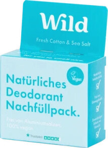 Купить дезодоранты wild.: Deostick Fresh Cotton & Sea Salt Nachfüllpack, 40 g