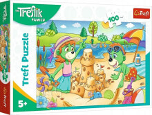 Купить пазлы для детей Trefl: Trefl PUZZLE 100EL TREFL DZIEN TREFLIKOW PUD12