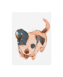 Trademark Global june Erica Vess Dog Portrait Maisie Canvas Art - 15.5