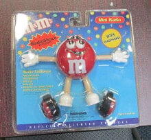 Radio Shack exclusive M & M Mini Radio with Headphones Sealed