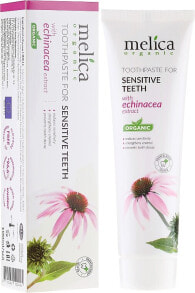 Zahnpasta für empfindliche Zähne mit Echinacea-Extrakt - Melica Organic Sensitive Teeth