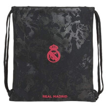 Школьные рюкзаки и ранцы школьный рюкзак-сумка для мальчика Real Madrid C.F. черный цвет