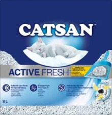 Купить наполнители для кошачьих туалетов Catsan: Katzenstreu Active Fresh, klumpend, 8 l