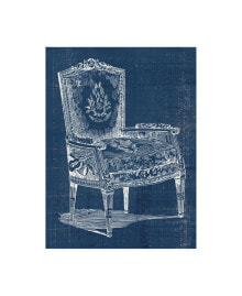 Trademark Global vision Studio Antique Chair Blueprint I Canvas Art - 15.5