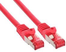 Кабели и разъемы для аудио- и видеотехники inLine Cat6 S/FTP 5m сетевой кабель SF/UTP (S-FTP) Красный 76905R
