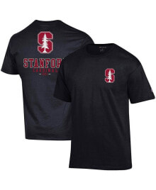 Champion men's Black Stanford Cardinal Stack 2-Hit T-shirt