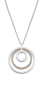 Ювелирные колье Distinctive bicolor necklace with zircons Urban Woman LS2090-1 / 2