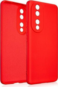 Beline Beline Etui Silicone Honor 90 czerwony/red