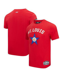 Купить мужские футболки и майки Pro Standard: Men's Red St. Louis Cardinals 2024 Rickwood Classic T-Shirt