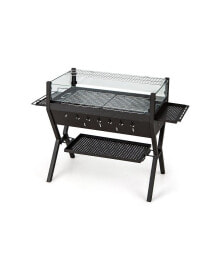 VEBREDA barbecue Charcoal Grills with Wind Guard Seasoning Racks