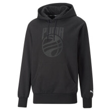 Puma Posterize Graphic Pullover Hoodie Mens Black Casual Outerwear 53633701 купить онлайн