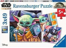 Ravensburger Puzzle 3x49 element?w Mandalorian