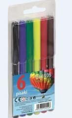 Фломастеры для рисования для детей grand Pens 6 colors