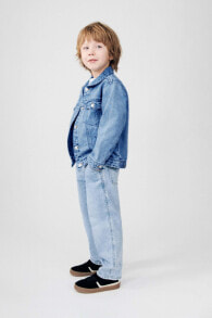 Wide-leg jeans for boys from 6 months to 5 years old