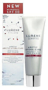 Pflegendes und schützendes Gesichtsfluid mit arktischem Quellwasser, nordischen Samenölen und Zinkoxid SPF 30 - Lumene Arctic Hydra Care Protecting Day Fluid Mineral SPF30