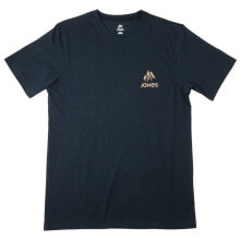 Мужские спортивные футболки Мужская спортивная футболка черная с логотипом JONES Pelican Short Sleeve T-Shirt