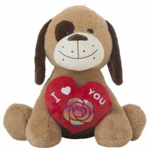 Fluffy toy Amour Heart Dog 32 cm