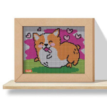 Купить детские конструкторы Quercetti: Конструктор Quercetti Pixel Art 4 Tav. Kawaii Corgi