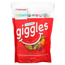 Organic Giggles, 10 Snack Packs, .5 oz (14 g) Each