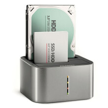 Enclosures and docking stations for external hard drives and SSDs