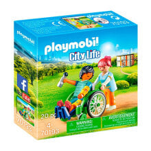 Children's play sets and figures made of wood pLAYMOBIL Wheelchair Patient