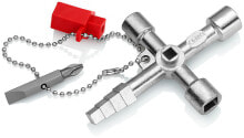 Ключ для электрошкафов профессиональный для распространенных систем блокировки Knipex 00 11 04