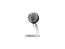 Shure - MV5 USB Condenser Microphone - Silver купить в аутлете
