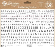 Наклейки для детского творчества zdesign Stickers for planners - Alphabet and numbers