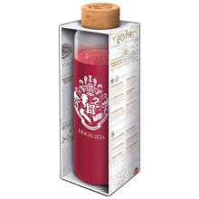 Спортивные бутылки для воды sTOR Harry Potter Silicone Cover Glass 585ml Bottle
