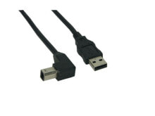 InLine 3m USB 2.0 AM/BM USB кабель USB A USB B Черный 34535U