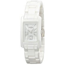 Женские наручные часы Женские наручные часы с белым браслетом Armani AR1409 ( 42 mm)