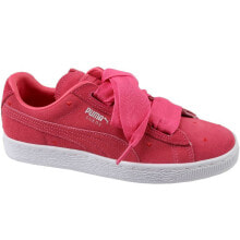 Детские демисезонные кроссовки и кеды для девочек Кроссовки для девочки PUMA розовый цвет, на шнуровке
