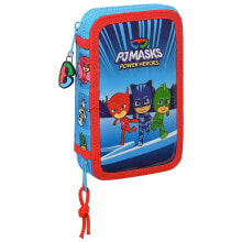 SAFTA Pjmasks Double Filled 28 Pieces Pencil Case