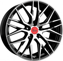 Колесный диск литой MAM RS4 black front polish 7.5x17 ET45 - LK5/112 ML66.6