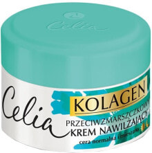 Feuchtigkeitsspendende Anti-Falten Gesichtscreme für normale und Mischhaut - Celia Collagen Cream