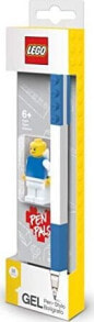 LEGO Długopis żelowy LEGO - niebieski + minifigurki