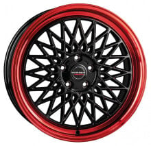 Колесный диск литой Borbet B black rim red 8.5x20 ET45 - LK5/112 ML66.5