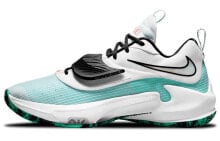 Nike Freak 3 Zoom 字母哥3代 实战篮球鞋 男款 黑白绿 气垫 / Кроссовки Nike Freak 3 Zoom 3 DA0694-101