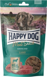 Лакомства для собак happy Dog Meat Snack Grassland, treat for adult dogs, lamb, 75 g, sachet