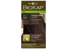 BioKap Nutricolor Delicato Hair Color 4.00 Natural Brown  Краска для волос на растительной основе, оттенок натуральный коричневый  140 мл