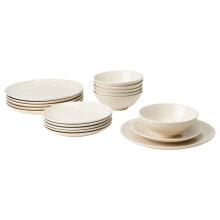 Dishes and salad bowls for serving