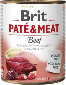 Brit puszka PATE&MEAT BEEF /6 800g