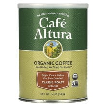 Organic Coffee, Ground, Dark Blend, 12 oz (340 g)