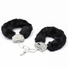 Наручники и фиксаторы для БДСМ Furry Metal Handcuffs Black