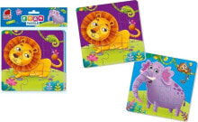 Купить пазлы для детей Roter Kafer: Roter Kafer Piankowe puzzle 2w1"ZOO" RK6050-05